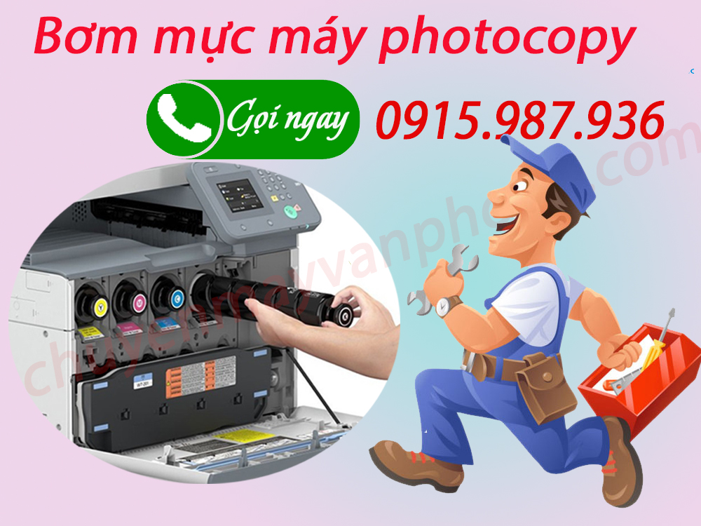 Dịch vụ bơm mực máy Photocopy tại TPHCM