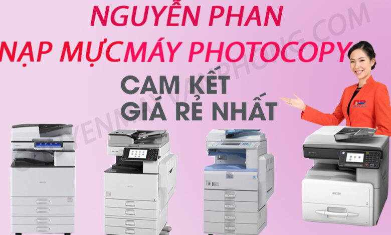 Dịch vụ bơm mực máy Photocopy tại TPHCM