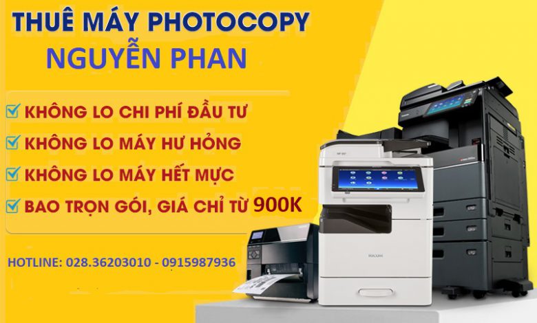 Cho thuê máy PHOTOCOPY Ở Huyện Bình Chánh