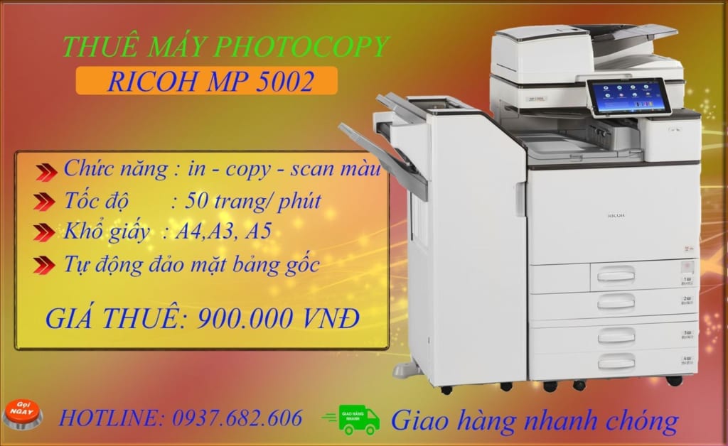 Thuê máy Photocopy Giá Tốt HCM