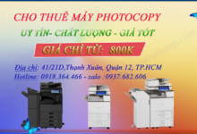 Thuê máy photocopy Phường Đông Hưng Thuận