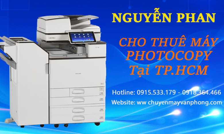 Cho thuê máy photocopy nhanh chóng giá rẻ tại Quận 5