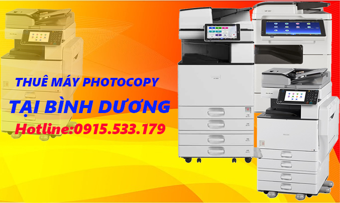 Thuê máy photo giá rẻ uy tín ở Bình Dương