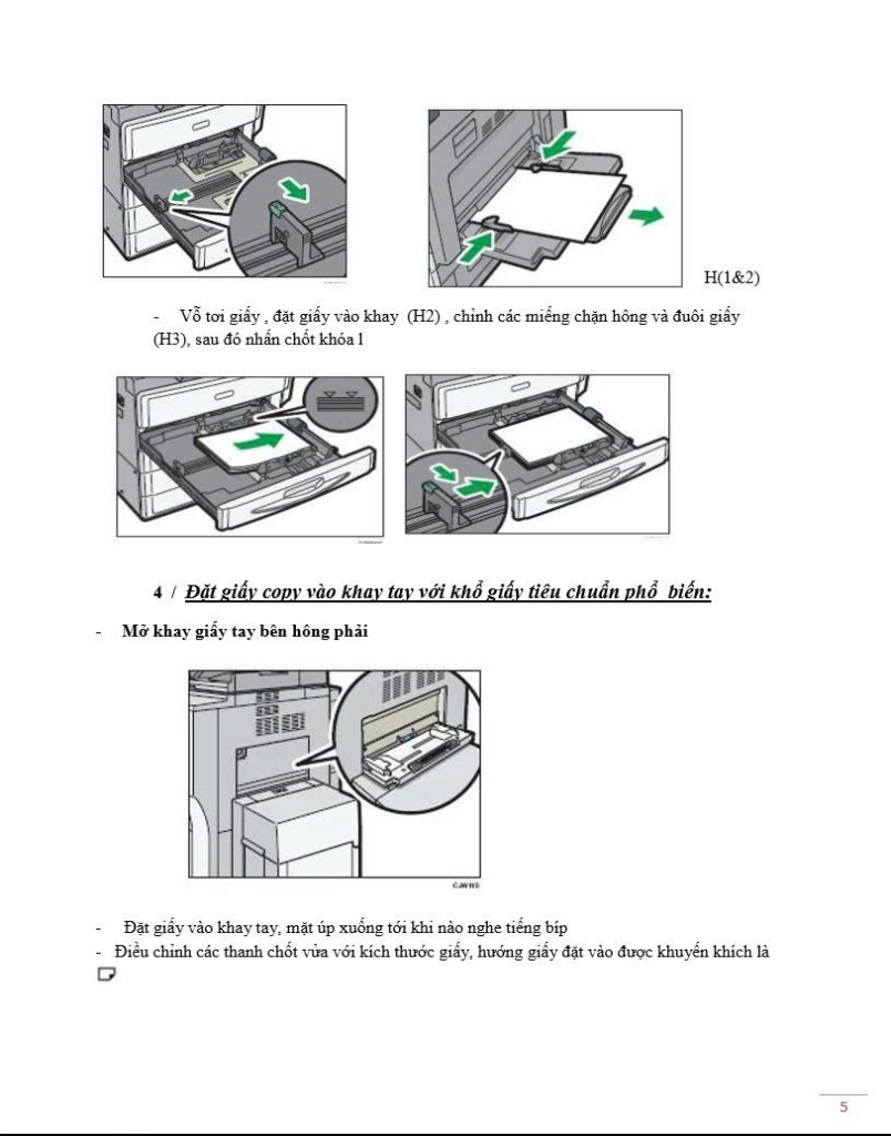 Hướng dẫn sử dụng máy Photo Ricoh 4055Sp