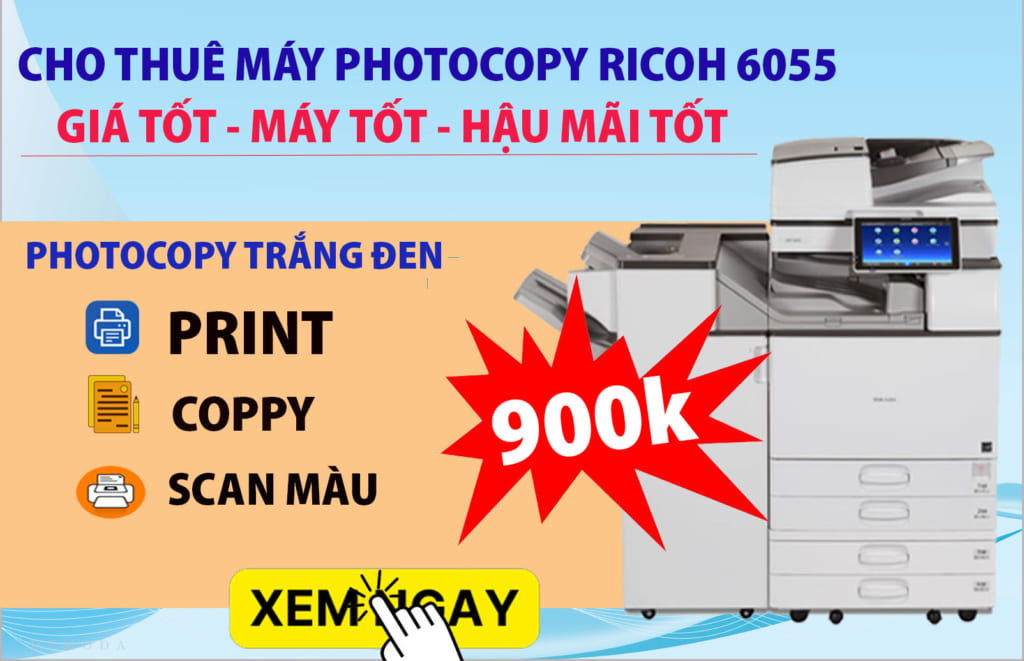 Cho Thuê Máy PHOTOCOPY ở Phú Nhuận 30k/ ngày