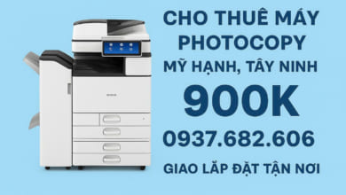 Cho thuê máy photocopy KCN Hải Sơn Tây Ninh