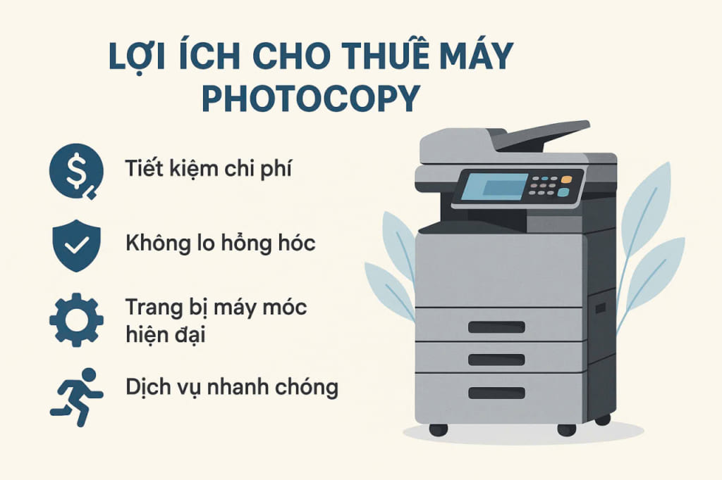 cho thuê máy photocopy giá 800K VShip HCM