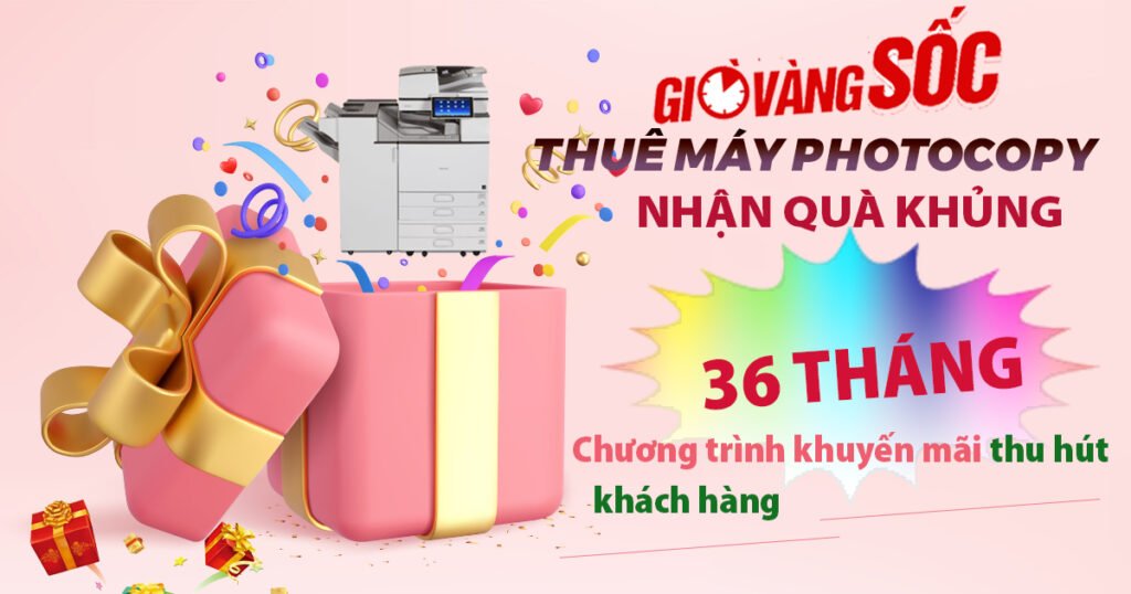 Máy photocopy - Thuê máy giá rẻ BÌNH DƯƠNG