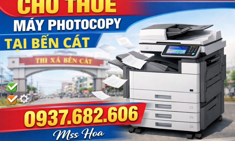 Thuê máy PHOTOCOPY Bến Cát HCM