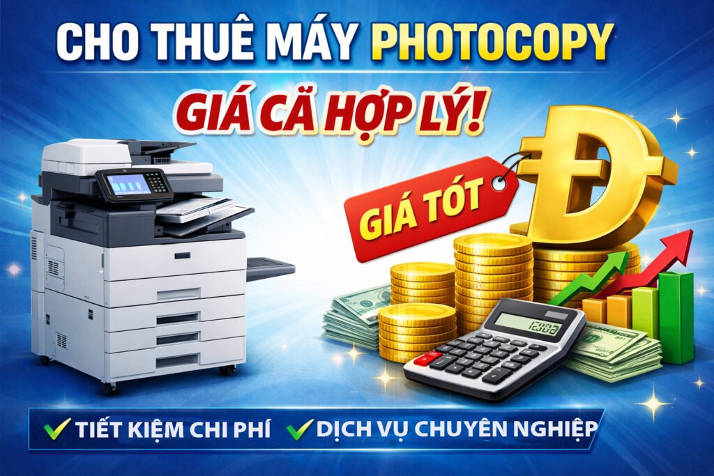 thuê máy PHOTOCOPY thủ dầu một 900k
