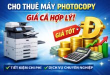 Cho thuê máy photocopy A3 trắng đen Vship II