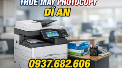Thuê máy photocopy màu thuận an