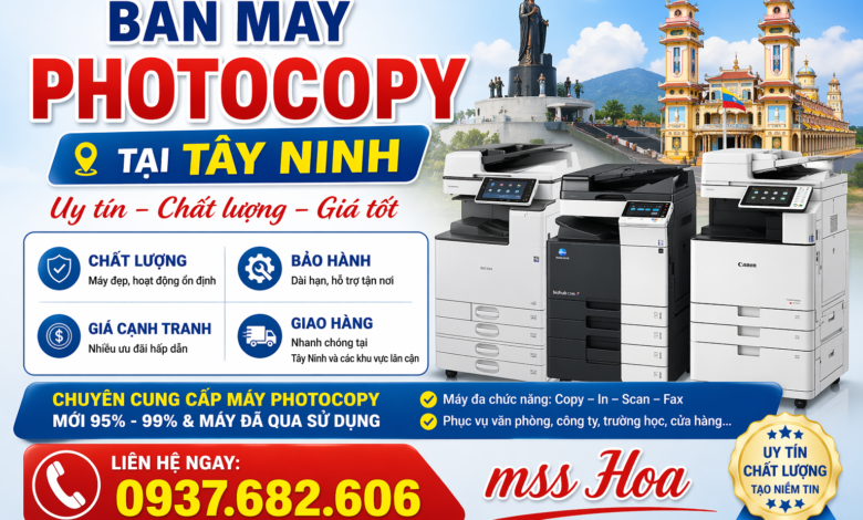 Cung cấp máy photocopy tận nơi trãng bàng
