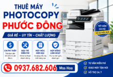 Thuê máy photocopy Phước Đông Gò Dầu