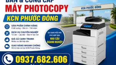 Đại lí máy photocopy KCN phước đông Tây Ninh