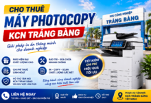 Cho thuê máy photocopy KCN Trãng Bàng