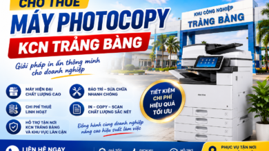 Cho thuê máy photocopy KCN Trãng Bàng