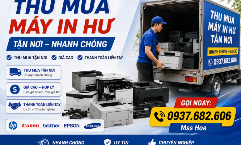 Chuyên thu mua máy photocopy cũ Dĩ an
