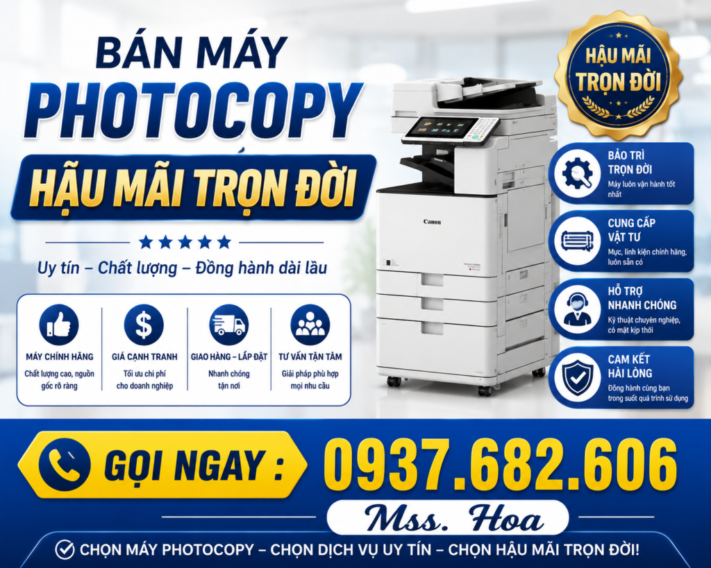 Cửa hàng bán máy photocopy Thạnh xuân