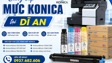 Cung cấp mực konica Dĩ An