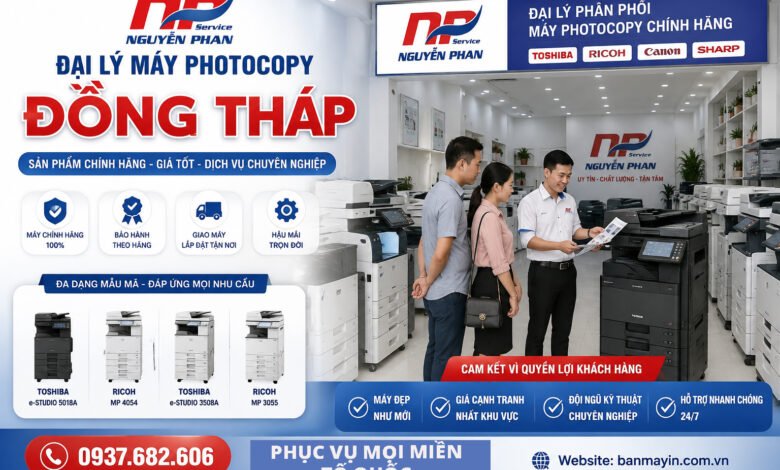 Đại lý máy photocopy Đồng Tháp