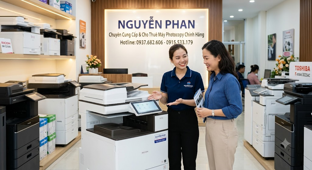 Địa điểm cho thuê máy photocopy Tân Uyên