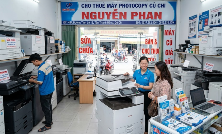 Cửa hàng cho thuê máy photocopy CỦ CHI
