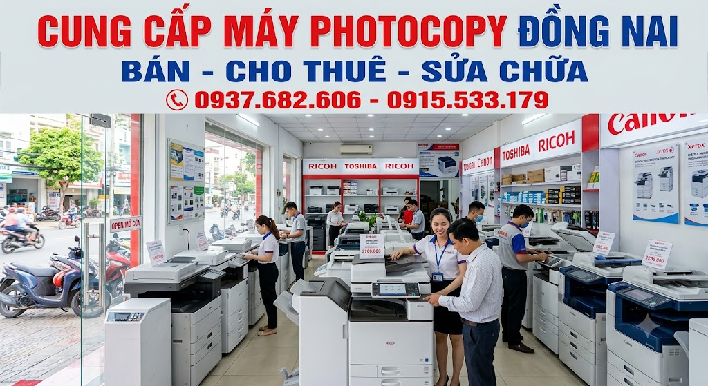 Cung cấp máy photocopy thủ dầu một