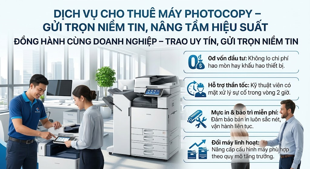 Nơi cho thuê máy photocopy Thuận an uy tín