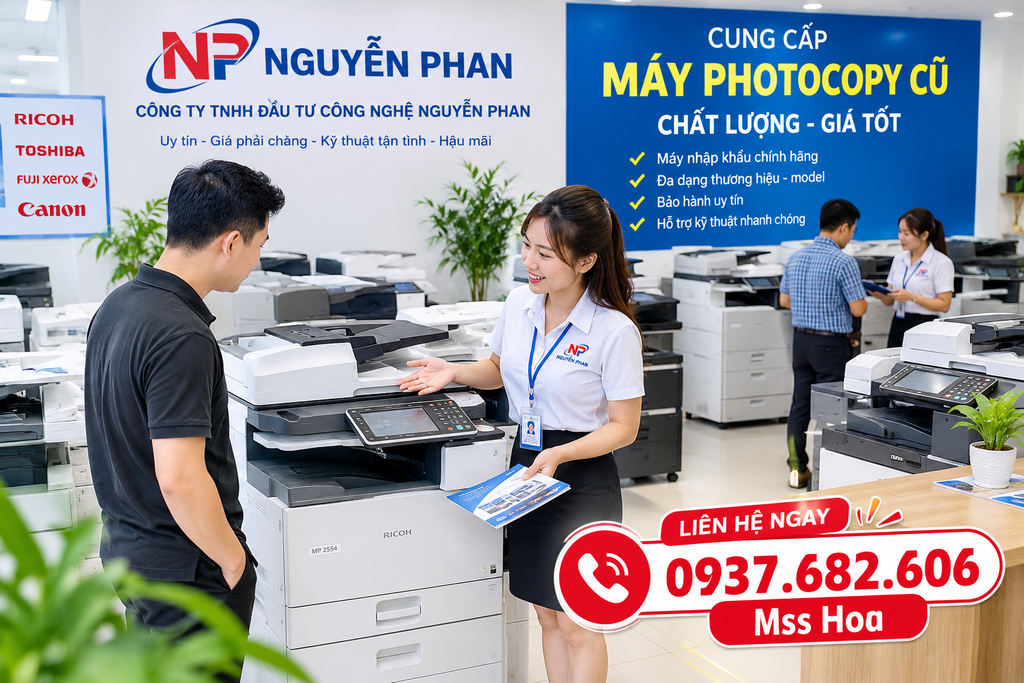 Công Ty Bán máy photocopy Củ Chi uy tín